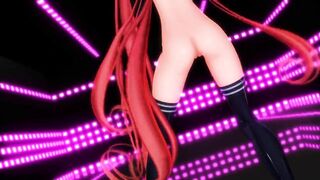 【MMD】KanColle Kawakaze - PINK CAT【R-18】