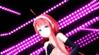 【MMD】KanColle Kawakaze - PINK CAT【R-18】