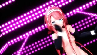 【MMD】KanColle Kawakaze - PINK CAT【R-18】