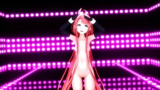 【MMD】KanColle Kawakaze - PINK CAT【R-18】