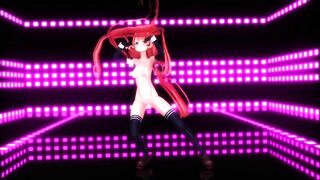 【MMD】KanColle Kawakaze - PINK CAT【R-18】