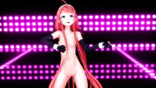 【MMD】KanColle Kawakaze - PINK CAT【R-18】