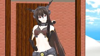 【MMD】Combined Fleet Flagship Donut Hall at Nagato【R-18】