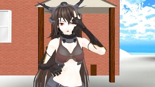 【MMD】Combined Fleet Flagship Donut Hall at Nagato【R-18】
