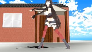 【MMD】Combined Fleet Flagship Donut Hall at Nagato【R-18】