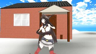 【MMD】Combined Fleet Flagship Donut Hall at Nagato【R-18】