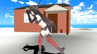 【MMD】Combined Fleet Flagship Donut Hall at Nagato【R-18】
