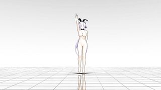 【MMD】Haku & clean blue jeans【R-18】