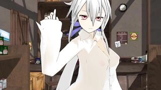 【MMD】Haku-san turns over here & Baby (Corrects sound deviation)【R-18】