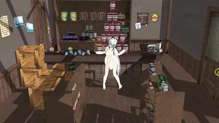 【MMD】Haku-san turns over here & Baby (Corrects sound deviation)【R-18】