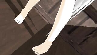 【MMD】Haku-san turns over here & Baby (Corrects sound deviation)【R-18】