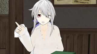 【MMD】Haku-san turns over here & Baby (Corrects sound deviation)【R-18】