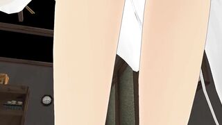【MMD】Haku-san turns over here & Baby (Corrects sound deviation)【R-18】