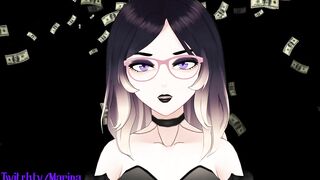 Findom Vtuber makes you send money and get off - JOI - Preview