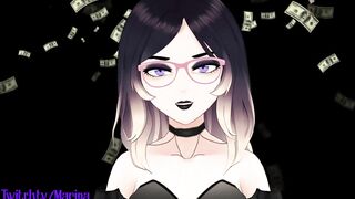 Findom Vtuber makes you send money and get off - JOI - Preview