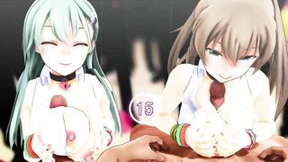 Suzuya and Kumano's Dirty Little Festival - Part 2- Kancolle - MMD