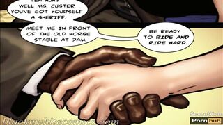 True Dick pt.1 - BBC Sheriff Stretching White Pussy with Huge 12 inch Monster Cock - Interracial