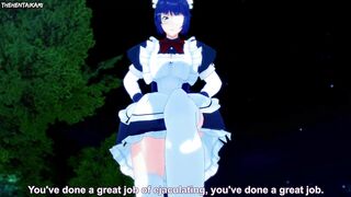 Hentai POV Feet Shimei Ryomou Teases You At The Park! Ikkitousen!