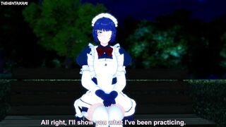 Hentai POV Feet Shimei Ryomou Teases You At The Park! Ikkitousen!