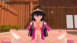 Feet POV Hentai Sera aka Prana from Yu-Gi-Oh! The Dark Side of Dimensions