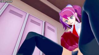 POV Feet Hentai Yuzu Hiragi aka Zuzu Boyle from Yu-Gi-Oh! Arc-V Defeated You!