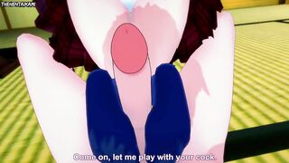 POV Feet Hentai Shimei Ryomou pleases you in Japanese House Ikkitousen