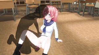 3D HENTAI Teacher found a vibrator in a schoolgirl's bag and put it in her pussy