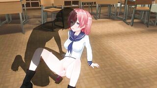 3D HENTAI Teacher found a vibrator in a schoolgirl's bag and put it in her pussy
