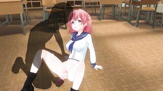 3D HENTAI Teacher found a vibrator in a schoolgirl's bag and put it in her pussy