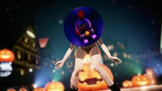 mmd r18 Halloween with pyrrha cute princess 3d hentai