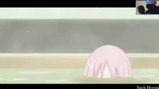 Naruto interrupted the girls' bath. I ended up fucking