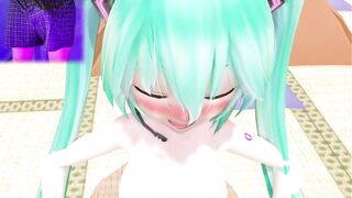 Miku Creampie And Blowjob POV