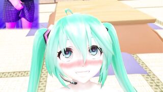 Miku Creampie And Blowjob POV