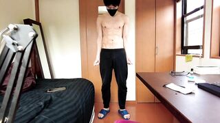 【顔出し有】【声だし有】【高画質】【無修正】社会人男性ムキムキオナニー男休日