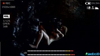 The Video Camera Recorded that Tina Armstrong was Caught by a Terrible Monster