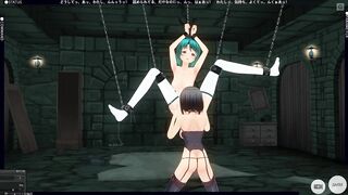 3D HENTAI BDSM the Mistress took the Schoolgirl to the Basement to Bring to Orgasms (PART 2)