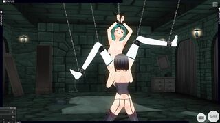 3D HENTAI BDSM the Mistress took the Schoolgirl to the Basement to Bring to Orgasms (PART 2)