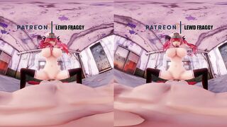 Azur Lane - Busty Honolulu Chained Cowgirl [5k VR HENTAI]