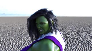 tifa lockheart turns into she hulk part 3