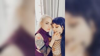 Hinata and Ino Hot Kissing