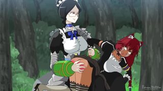 Maids Spanking Scene Hentai (overlord Lupustegina and Yuri Alpha)
