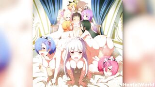 Re:zero Hentai Porn best Compilation Fuck 2