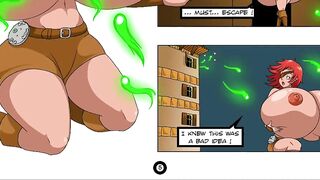 Goddess of Fertility - Huge Belly Pregnant Expansion Hentai Comic by Marrazan