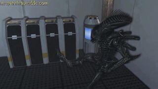 Aliens fucking 3D sexy females