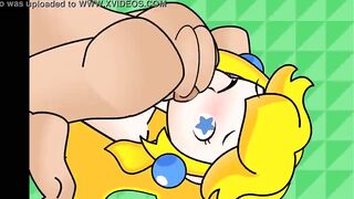Minus8 Princess Peach and Mario face fuck - p..com