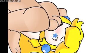 Minus8 Princess Peach and Mario face fuck - p..com