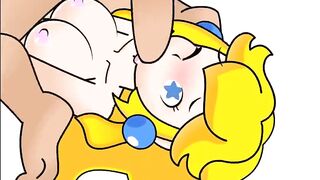Minus8 Princess Peach and Mario face fuck - p..com