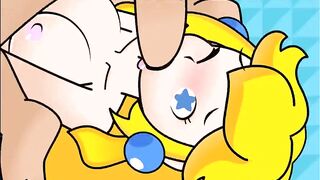 Minus8 Princess Peach and Mario face fuck - p..com