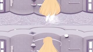 [VR 360 4K] Kaede Yumesaki GameClubProject Shower and Sucking