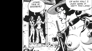 COWGIRLS AT WAR - FETISH BABES ILLUSTRATIONS - RUSS HEATH